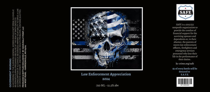 S.A.F.E. Charity Wine 2024 LAW ENFORCEMENT Edition **COMING SOON**