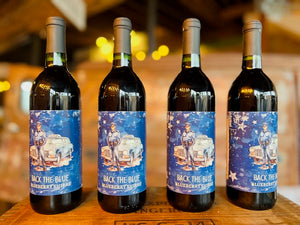 BACK THE BLUE (Sweet Syrah) 750ml