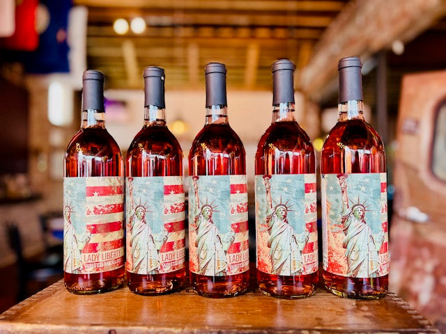 LADY LIBERTY (White Merlot w/strawberries) 750ml