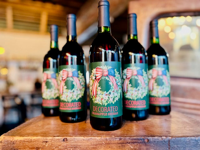 DECORATED (Cranberry Apple Chianti) 750ml (Release December)