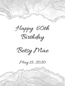 PERSONALIZED LABEL - Birthday Selection