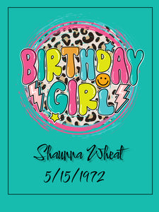 PERSONALIZED LABEL - Birthday Selection