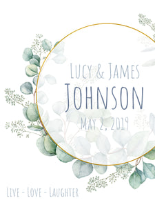 PERSONALIZED LABEL - Wedding/Bridal Selection